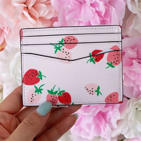 Strawberry Card Case .